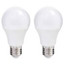 2 x LED Leuchtmittel Birnenform A60 5,5W E27 matt 470lm warmweiß 2700K 240°