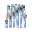 Paulmann LED Strip Streifen 1,5m 5,5W 535lm 12V RGBW 3000K Multicolor Dimmbar mit Fernbedienung