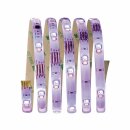 Paulmann LED Strip Streifen 1,5m 5,5W 535lm 12V RGBW 3000K Multicolor Dimmbar mit Fernbedienung