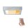 Paulmann LED Aufbau Panel Carpo Chrom matt eckig 22,5x22,5cm 13W 1520lm 2300K-3000K WarmDim 3-Stufen-Dimmbar