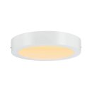 Paulmann LED Aufbau Panel Carpo Weiß rund Ø22,5cm 13W 1520lm 2300K-3000K WarmDim 3-Stufen-Dimmbar