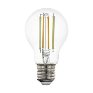 Eglo LED Smart Filament A60 Birne 6W = 60W E27 klar 806lm CCT 2200K-6500K dimmbar App Alexa Google Bluetooth ZigBee