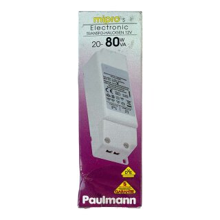 Paulmann Halogen Trafo Mipro Electronic 20-80W 230/12V 80VA 