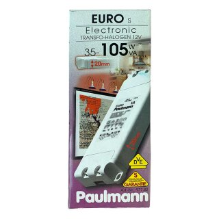 Paulmann Halogen Trafo Euro Electronic 35-105W 230/12V 105VA sehr flach