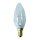 Merkur Glühbirne Kerze 40W E14 Krokoeis klar 40 Watt Glühlampe warmweiß dimmbar