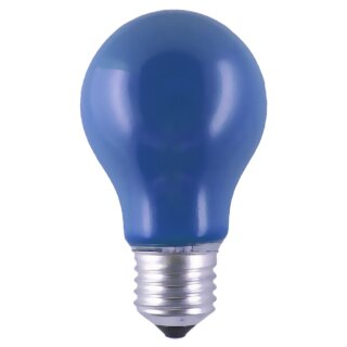 Merkur Glühbirne 15W E27 farbig bunt Blau Glühlampe dimmbar
