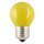 Merkur Glühbirne Tropfen Kugel 15W E27 farbig bunt Gelb Glühlampe dimmbar