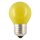 Merkur Glühbirne Tropfen Kugel 15W E27 farbig bunt Gelb Glühlampe dimmbar