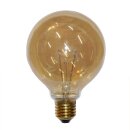 Merkur Glühlampe G95 Globe 60W E27 gold...