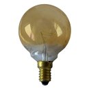 Merkur Glühbirne G60 Globe 60W E14 Gold...