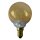 Merkur Glühbirne G60 Globe 60W E14 Gold gelüstert 60 Watt Glühlampe warmweiß dimmbar