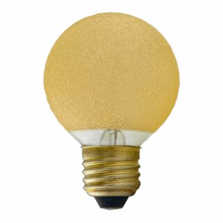 Merkur Glühbirne Tropfen 25W E27 Eiskristall Bernstein Glühlampe warmweiß dimmbar