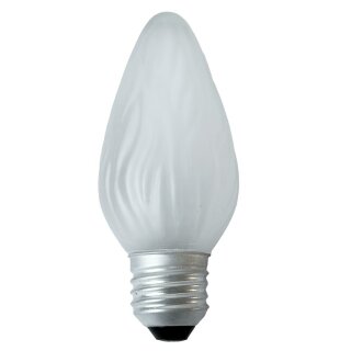 Merkur Glühlampe Kerzenform Flambeau 60W E27 matt 60 Watt Glühlampe warmweiß dimmbar