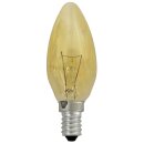 Merkur Glühbirne Kerze 40W E14 Gold gelüstert 40 Watt Glühlampe warmweiß dimmbar