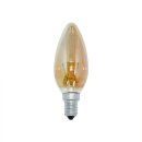 Merkur Glühbirne Kerze 40W E14 Gold gelüstert 40 Watt Glühlampe warmweiß dimmbar