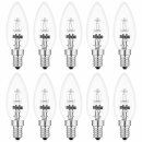 10 x Eco Halogen Kerzen 18W ~ 25W E14 klar warmweiß...