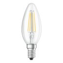 2 x Osram LED Filament Leuchtmittel Kerzen 4W = 40W E14 klar 470lm warmweiß 2700K