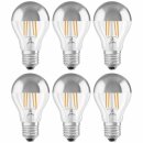 6 x Osram LED Filament Leuchtmittel Birne A60 6,5W = 50W...
