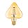 Osram Vintage 1906 LED Filament Leuchtmittel Herz 4,5W = 40W E27 Gold 470lm extra warmweiß 2500K
