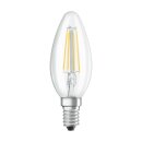 Osram LED Filament Leuchtmittel Kerzenform 4W = 40W E14 klar 470lm warmweiß 2700K