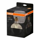 Osram LED Filament G125 Globe Vintage 7W = 52W E27 Kopfspiegel Schwarz matt 680lm warmweiß 2700K