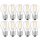 10 x Osram LED Filament Leuchtmittel P45 Tropfen 2,8W = 25W E27 klar 250lm warmweiß 2700K DIMMBAR