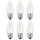 6 x Osram LED Filament Leuchtmittel Kerze 4,8W = 40W E27 matt 470lm warmweiß 2700K 300° DIMMBAR