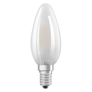Osram LED Filament Leuchtmittel Kerze 4W = 40W E14 matt 470lm Neutralweiß 4000K