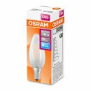 Osram LED Filament Leuchtmittel Kerze 4W = 40W E14 matt 470lm Neutralweiß 4000K