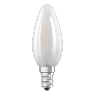 Osram LED Filament Leuchtmittel Kerze 4W = 40W E14 matt 470lm warmweiß 2700K