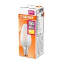 Osram LED Filament Leuchtmittel Kerze 4W = 40W E14 matt 470lm warmweiß 2700K