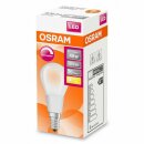 Osram LED Filament Leuchtmittel Tropfen 4,5W = 40W E14 matt 470lm warmweiß 2700K DIMMBAR
