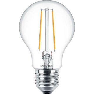 Philips LED Filament Leuchtmittel Birnenform 1,5W = 15W E27 klar 150lm warmweiß 2700K