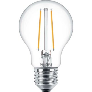 Philips LED Filament Leuchtmittel Birnenform 1,5W = 15W E27 klar 150lm warmweiß 2700K