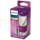 Philips LED Filament Leuchtmittel Birnenform 1,5W = 15W E27 klar 150lm warmweiß 2700K