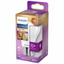 Philips LED Filament A60 Birne 10,5W = 75W E27 matt 1055lm WarmGlow 2200K-2700K Ra>90 DIMMBAR