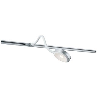 Paulmann LED Leseleuchte Spot Discus URail Schienensystem Chrom matt 5,5W 440lm wamweiß 2700K dimmbar