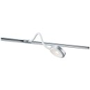 Paulmann LED Leseleuchte Spot Discus URail Schienensystem Chrom matt 5,5W 440lm wamweiß 2700K dimmbar