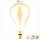 LED Spiral Filament A160 BigDrop 7W = 40W E27 Gold 470lm extra warmweiß 1800K DIMMBAR