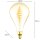 LED Spiral Filament A160 BigDrop 7W = 40W E27 Gold 470lm extra warmweiß 1800K DIMMBAR