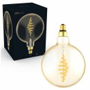 LED Spiral Filament G200 Globe 7W = 40W E27 Gold 470lm extra warmweiß 1800K DIMMBAR