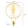 LED Spiral Filament G200 Globe 7W = 40W E27 Gold 470lm extra warmweiß 1800K DIMMBAR