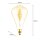 LED Spiral Filament ST164 Edison 7W = 40W E27 Gold 470lm extra warmweiß 1800K DIMMBAR