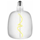 LED Spiral Filament V140 Vase 4,5W = 15W E27 Rauchglas 140lm extra warmweiß 1800K DIMMBAR