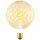 LED Spiral Filament G125 Globe Ananas 5W = 35W E27 Gold 400lm extra warmweiß 2200K DIMMBAR