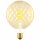 LED Spiral Filament G125 Globe Ananas 5W = 35W E27 Gold 400lm extra warmweiß 2200K DIMMBAR