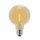 Blulaxa LED Filament Leuchtmittel G125 Globe 2W = 17W E27 Gold 160lm extra warmweiß 2200K