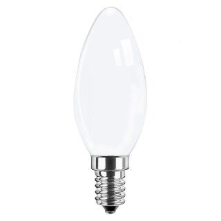 Blulaxa LED Leuchtmittel Kerzenform 4,5W = 40W E14 opal matt 470lm warmweiß 2700K