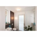 Ledvance LED Smart+ Wand- und Deckenleuchte Orbis Aqua Weiß IP44 12W 1200lm 3000K-6500K Dimmbar App Google Alexa WiFi
