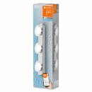 Ledvance LED Smart+ Badezimmerleuchte Orbis Silber IP44 18W 1800lm 3000K-6500K Dimmbar App Google Alexa WiFi